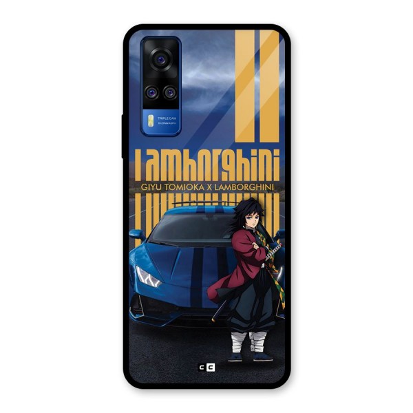Giyu Tomioka Supercar Glass Back Case for Vivo Y51