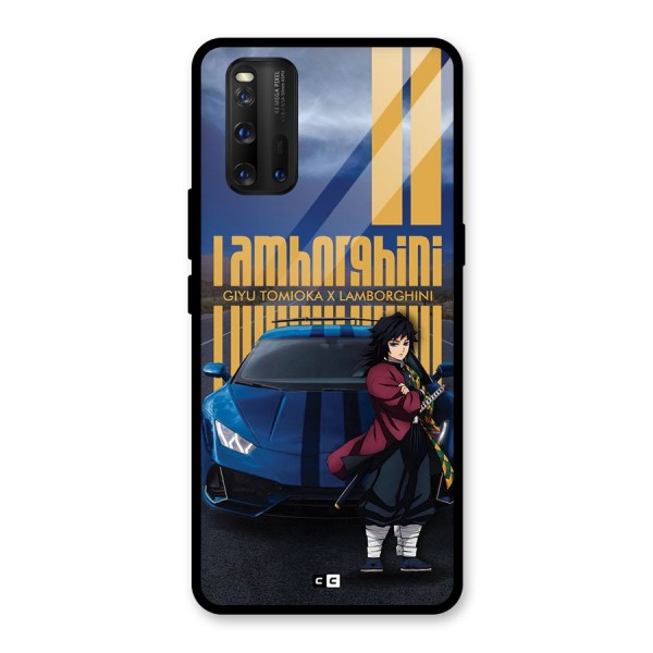 Giyu Tomioka Supercar Glass Back Case for Vivo iQOO 3