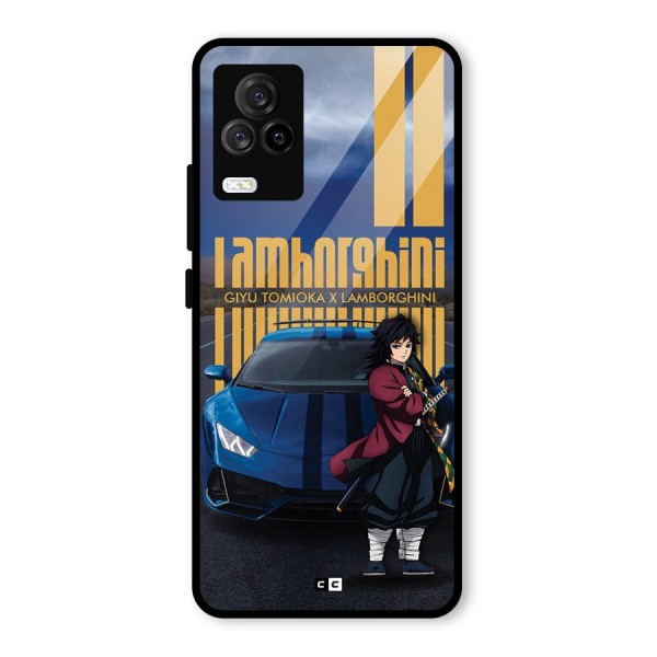 Giyu Tomioka Supercar Glass Back Case for Vivo iQOO 7 Legend 5G