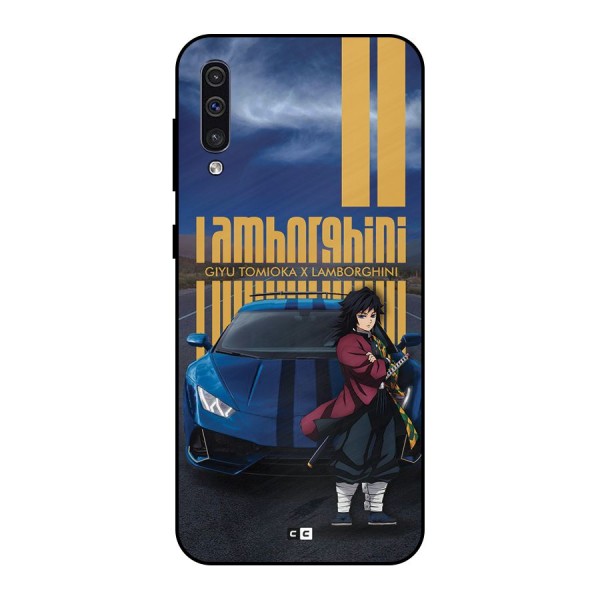 Giyu Tomioka Supercar Metal Back Case for Galaxy A30s