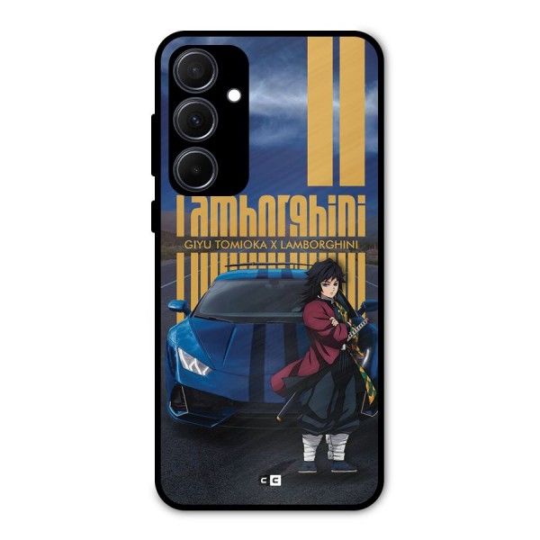 Giyu Tomioka Supercar Metal Back Case for Galaxy A35