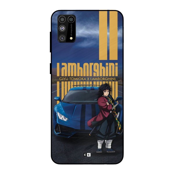 Giyu Tomioka Supercar Metal Back Case for Galaxy F41