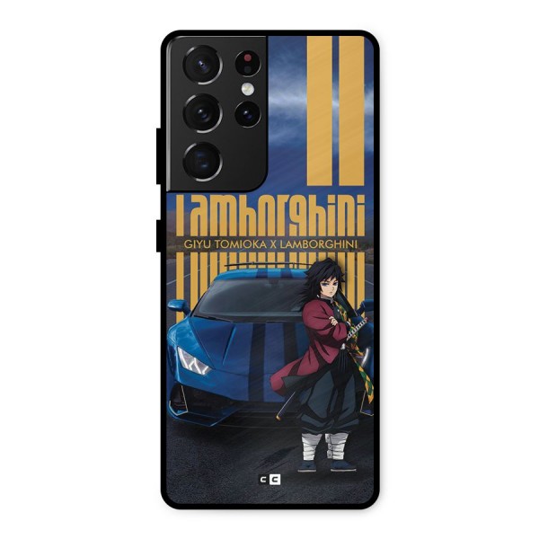 Giyu Tomioka Supercar Metal Back Case for Galaxy S21 Ultra 5G