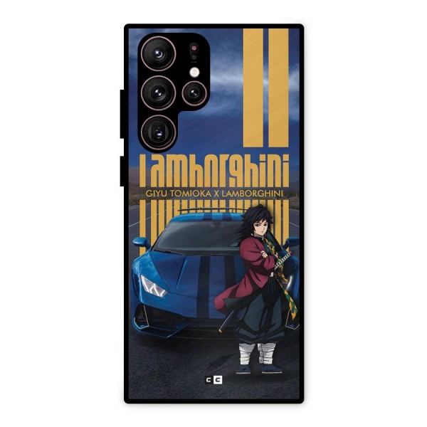 Giyu Tomioka Supercar Metal Back Case for Galaxy S22 Ultra 5G