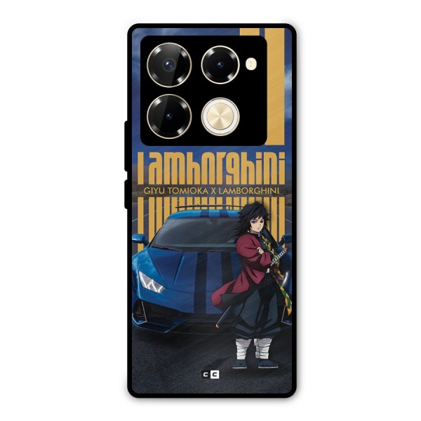 Giyu Tomioka Supercar Metal Back Case for Infinix Note 40 Pro Plus