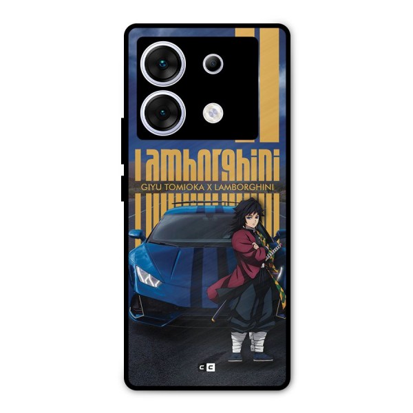 Giyu Tomioka Supercar Metal Back Case for Infinix Zero 30 5G