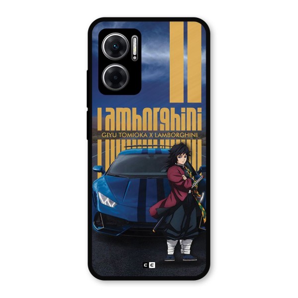 Giyu Tomioka Supercar Metal Back Case for Redmi 11 Prime 5G