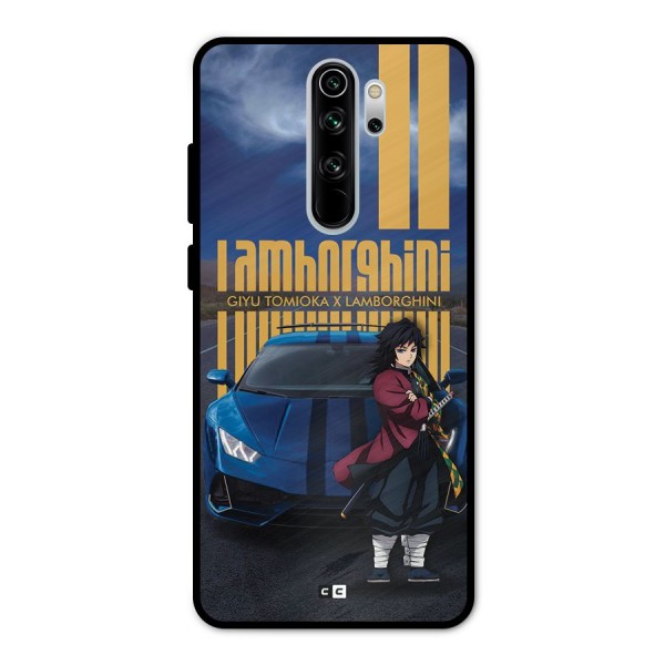 Giyu Tomioka Supercar Metal Back Case for Redmi Note 8 Pro