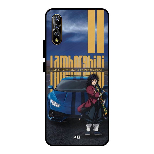 Giyu Tomioka Supercar Metal Back Case for Vivo S1