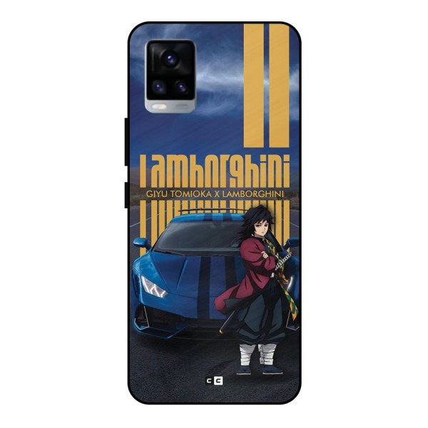 Giyu Tomioka Supercar Metal Back Case for Vivo V20 2021