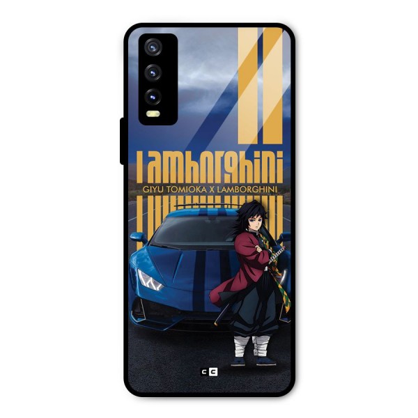 Giyu Tomioka Supercar Metal Back Case for Vivo Y20i