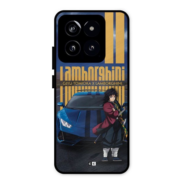 Giyu Tomioka Supercar Metal Back Case for Xiaomi 14