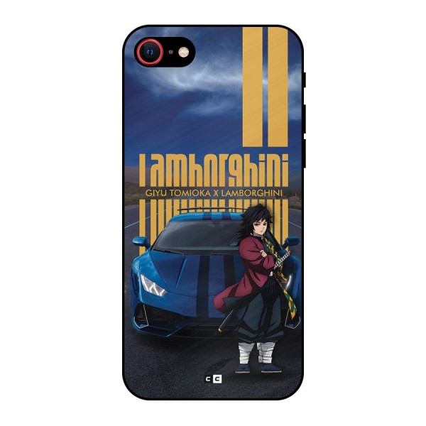 Giyu Tomioka Supercar Metal Back Case for iPhone SE 2022