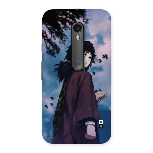Giyu Tomioka Waiting Back Case for Moto G Turbo