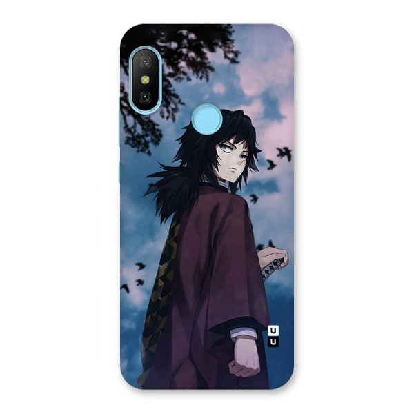 Giyu Tomioka Waiting Back Case for Redmi 6 Pro