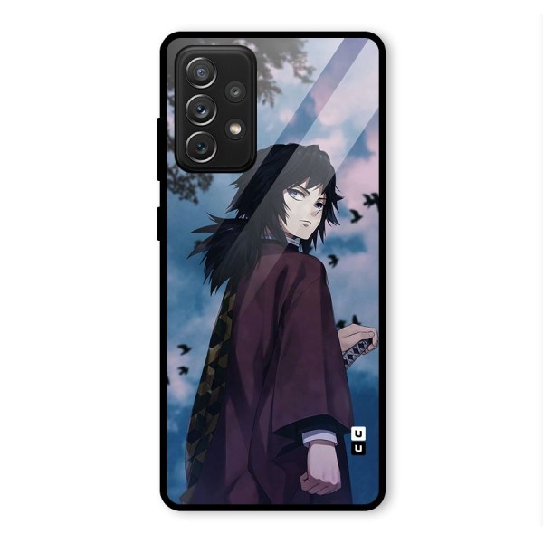 Giyu Tomioka Waiting Glass Back Case for Galaxy A72