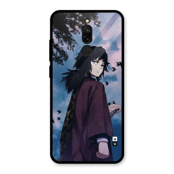 Giyu Tomioka Waiting Glass Back Case for Redmi 8