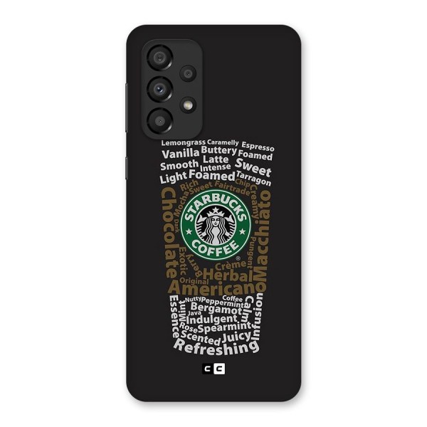 Glass StarBucks Glass Back Case for Galaxy A33 5G