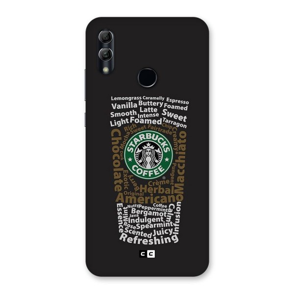 Glass StarBucks Back Case for Honor 10 Lite