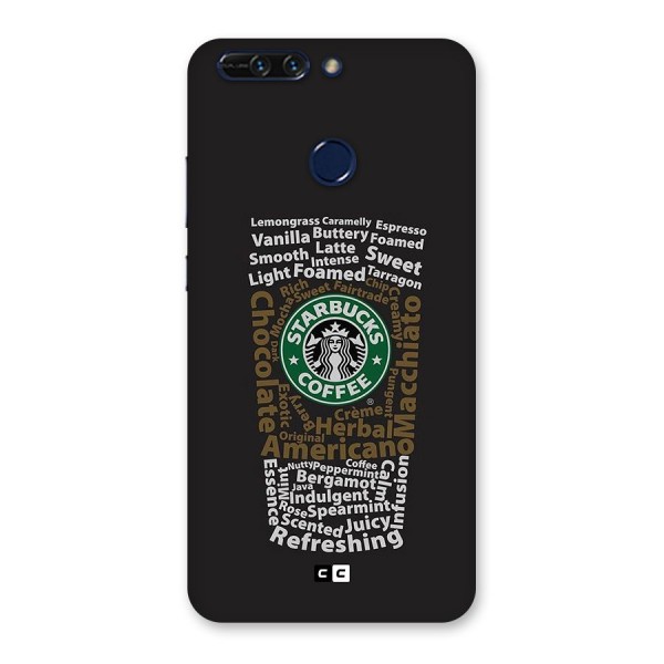 Glass StarBucks Back Case for Honor 8 Pro