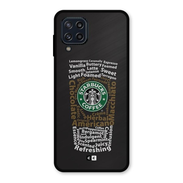 Glass StarBucks Metal Back Case for Galaxy M32