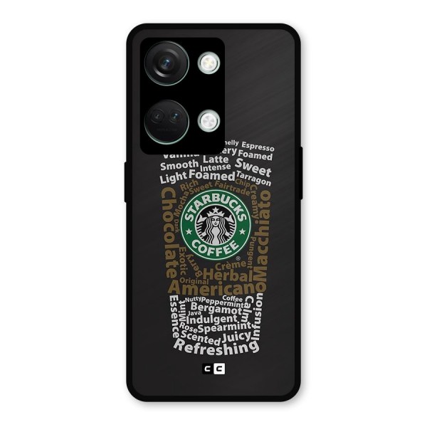 Glass StarBucks Metal Back Case for OnePlus Nord 3