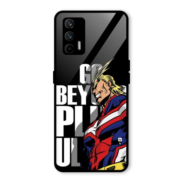 Go Beyond Glass Back Case for Realme X7 Max