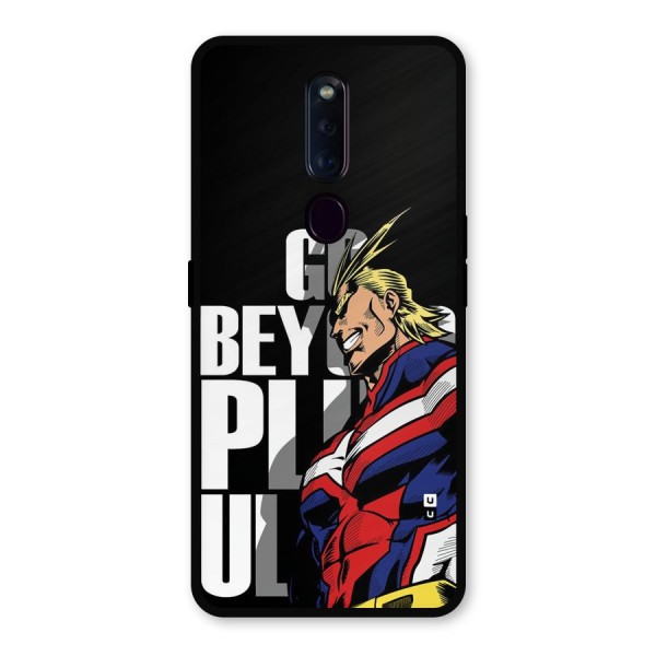 Go Beyond Metal Back Case for Oppo F11 Pro