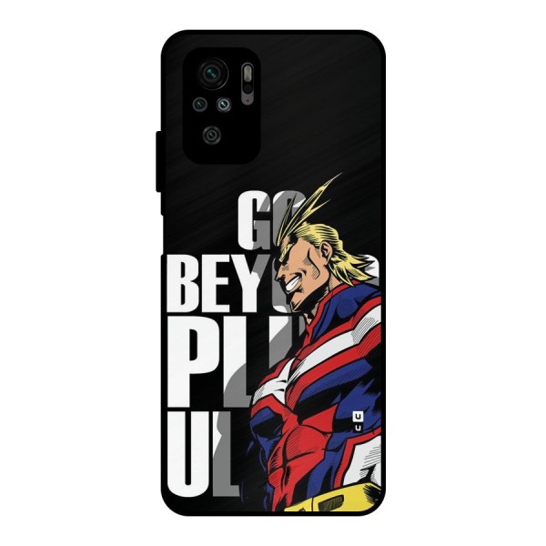 Go Beyond Metal Back Case for Redmi Note 10