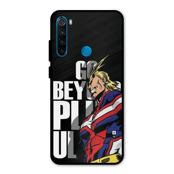 Go Beyond Metal Back Case for Redmi Note 8