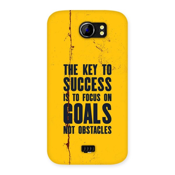 Goals Not Obstacles Back Case for Canvas 2 A110