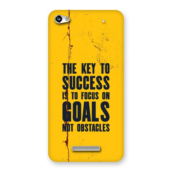 Goals Not Obstacles Back Case for Canvas Hue 2 A316
