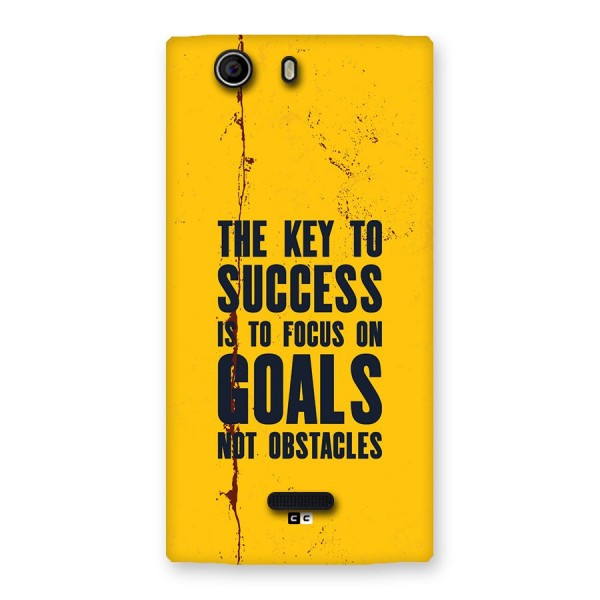 Goals Not Obstacles Back Case for Canvas Nitro 2 E311