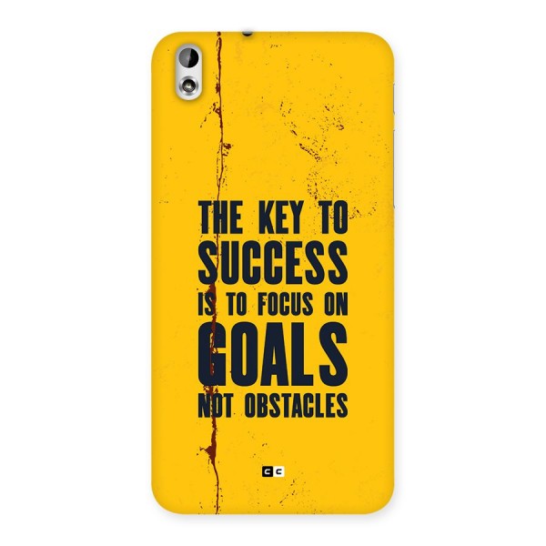 Goals Not Obstacles Back Case for Desire 816