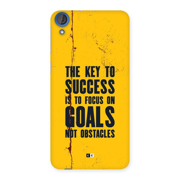 Goals Not Obstacles Back Case for Desire 820
