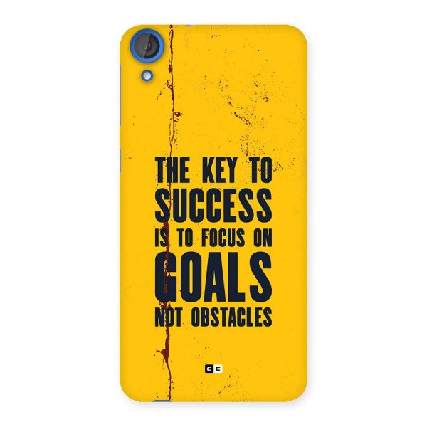 Goals Not Obstacles Back Case for Desire 820s
