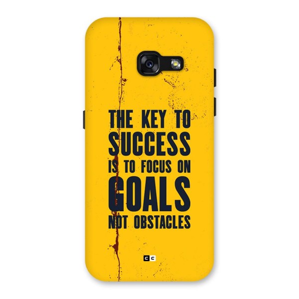 Goals Not Obstacles Back Case for Galaxy A3 (2017)