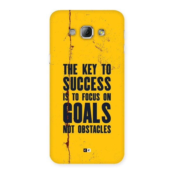 Goals Not Obstacles Back Case for Galaxy A8