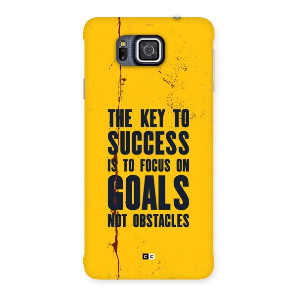 Goals Not Obstacles Back Case for Galaxy Alpha