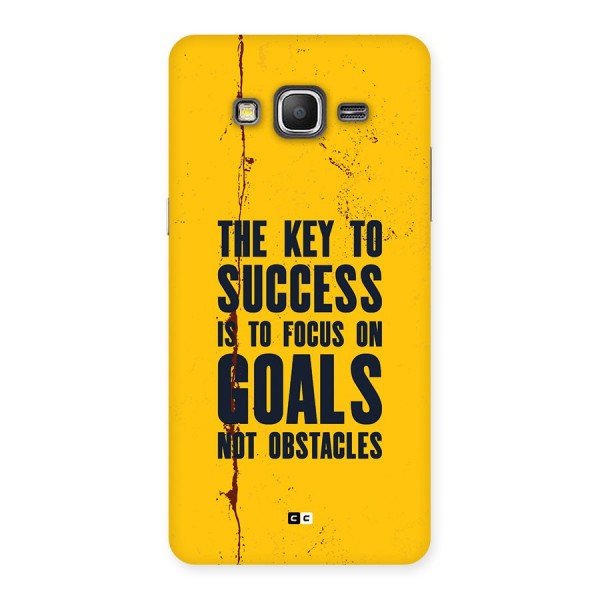 Goals Not Obstacles Back Case for Galaxy Grand Prime