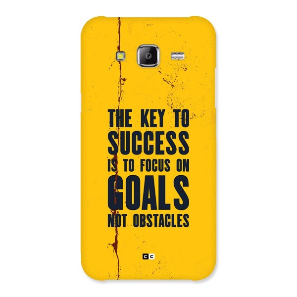 Goals Not Obstacles Back Case for Galaxy J5