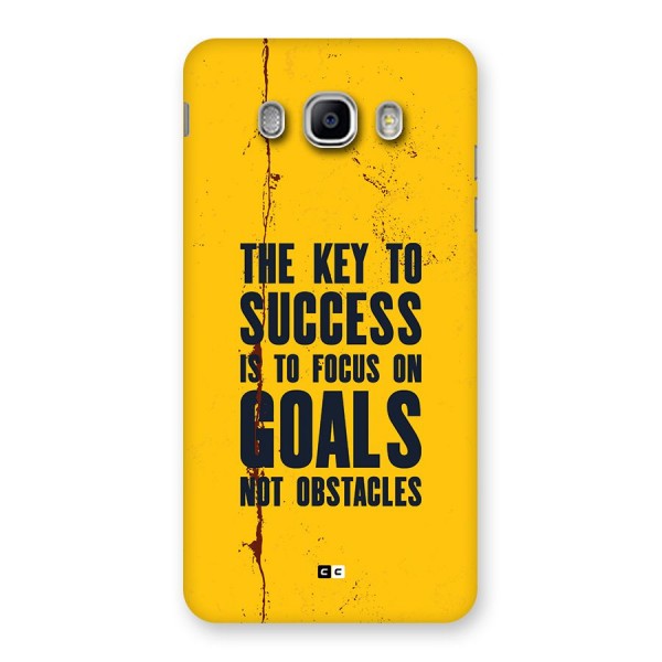 Goals Not Obstacles Back Case for Galaxy J5 2016