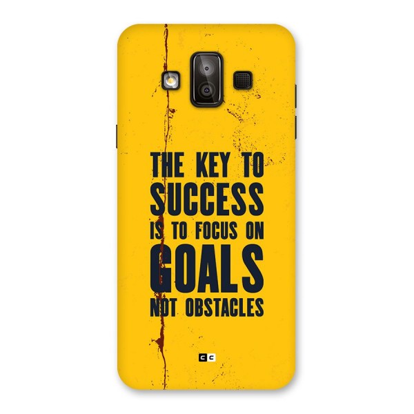 Goals Not Obstacles Back Case for Galaxy J7 Duo