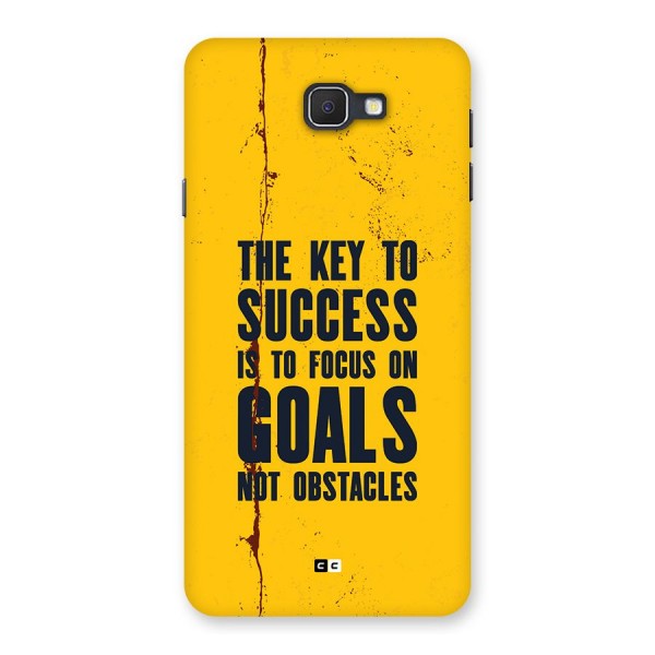Goals Not Obstacles Back Case for Galaxy On7 2016