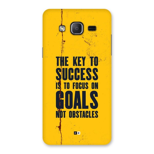 Goals Not Obstacles Back Case for Galaxy On7 Pro