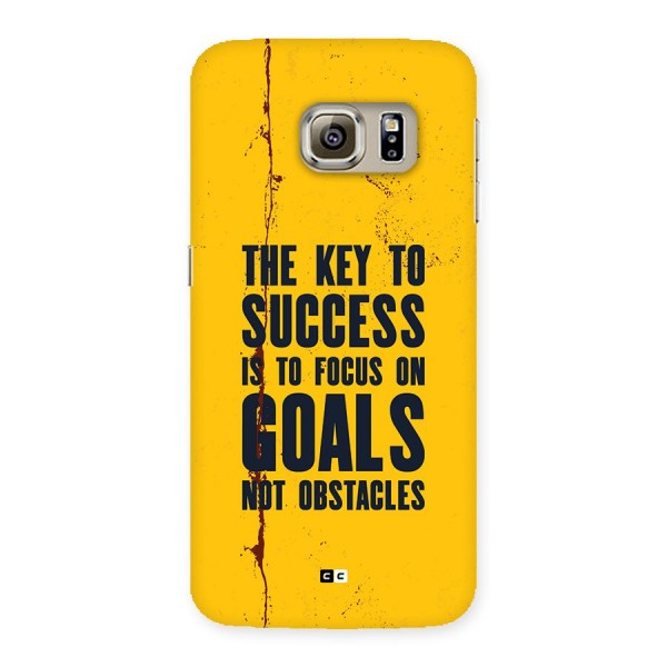 Goals Not Obstacles Back Case for Galaxy S6 edge