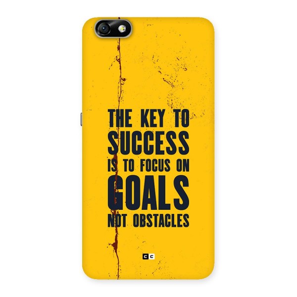 Goals Not Obstacles Back Case for Honor 4X