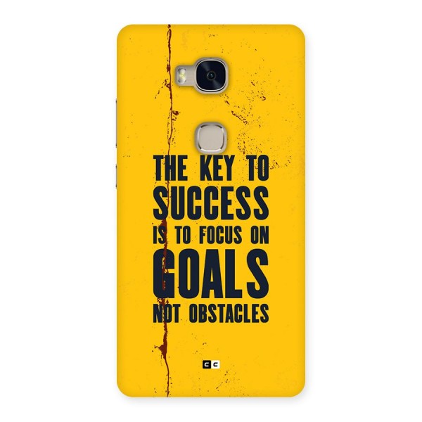 Goals Not Obstacles Back Case for Honor 5X