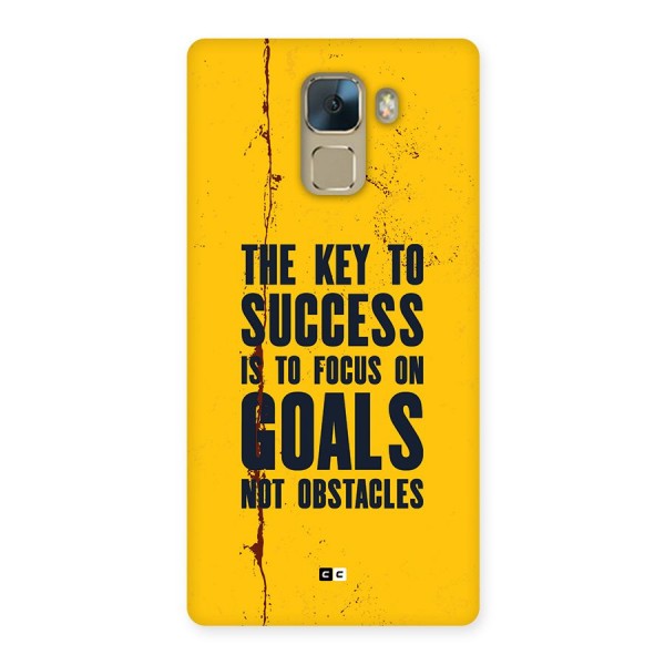 Goals Not Obstacles Back Case for Honor 7