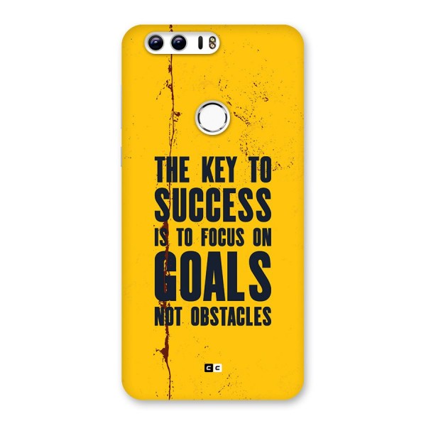Goals Not Obstacles Back Case for Honor 8